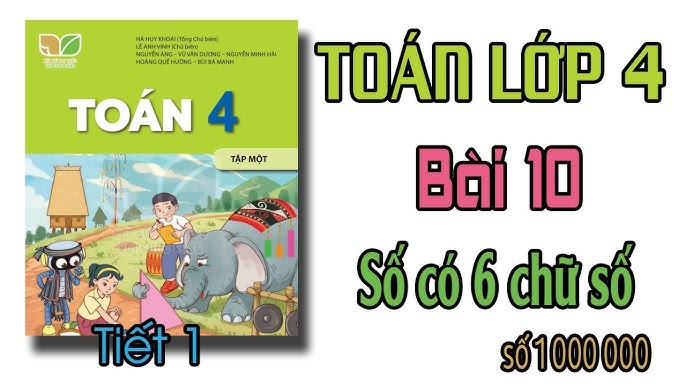 Toán lớp 4- Bài 10