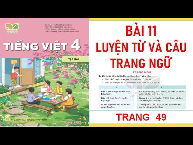Luyện từ và câu Trạng Ngữ